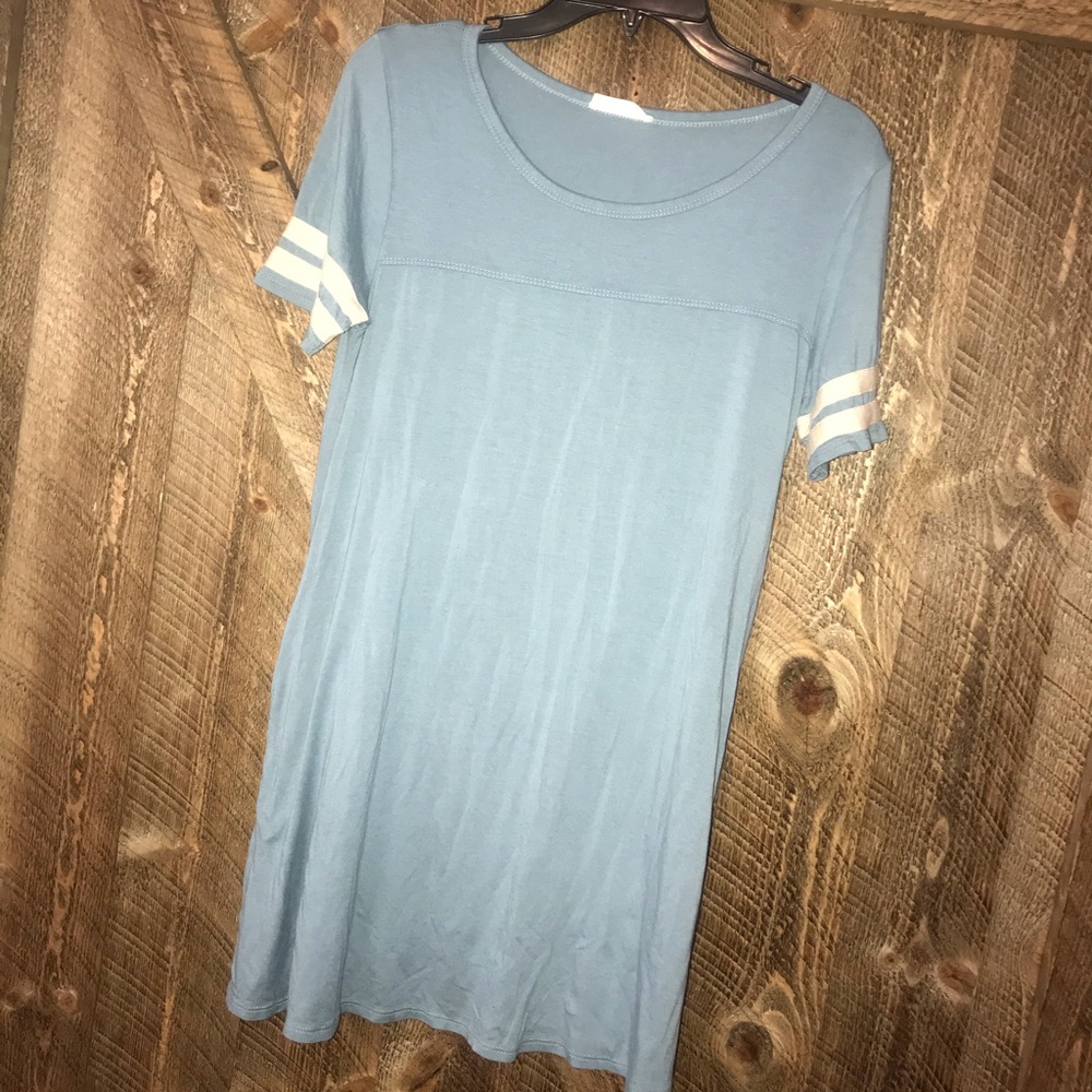 Blue dress